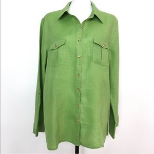 JM Collection Long  Sleeve Blouse